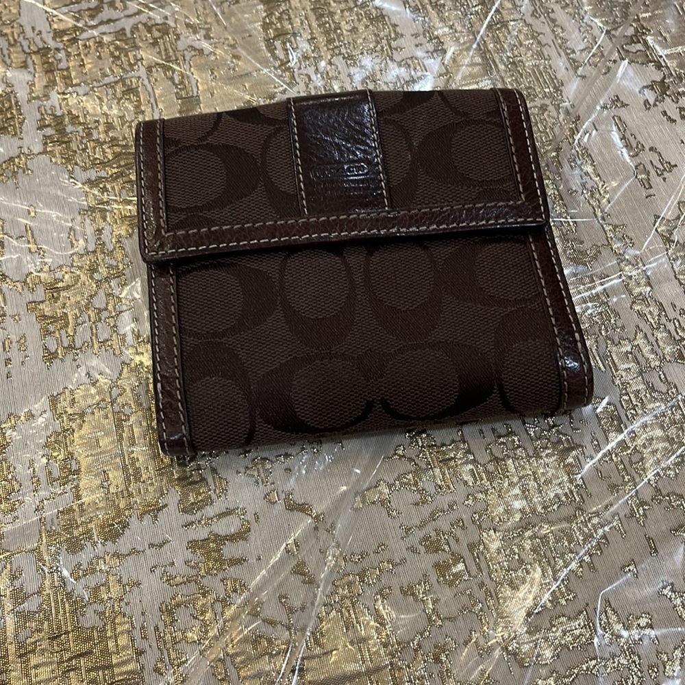 Coach crossbody and wallet bundle authentic W’s Brown - Picture 11 of 15
